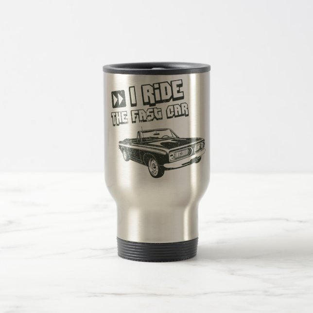 1967 Plymouth Barracuda Travel Mug (Center)