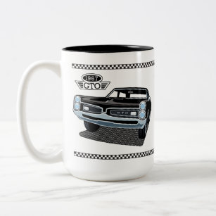1967 Pontiac GTO Black Two-Tone Coffee Mug