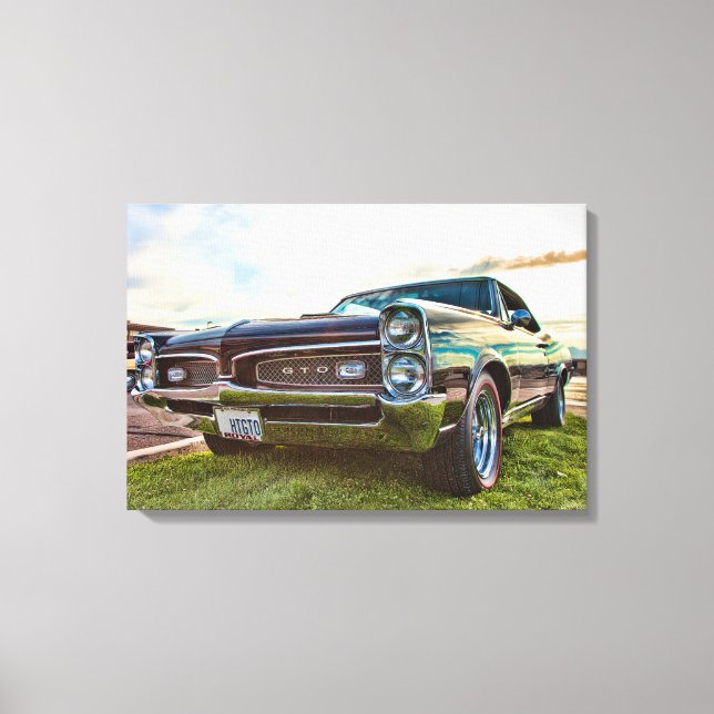 1967 Pontiac GTO Canvas Print (Front)