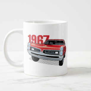 1967 Pontiac GTO Red Large Coffee Mug