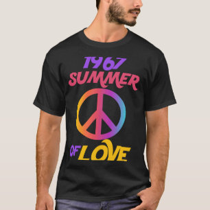 1967 Summer Of Love Colourful Valentine's Day Cele T-Shirt