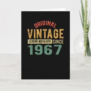 1967 Vintage Birthday Card