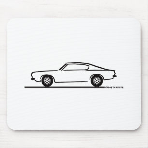 1968 1969 Plymouth Barracuda Mouse Pad