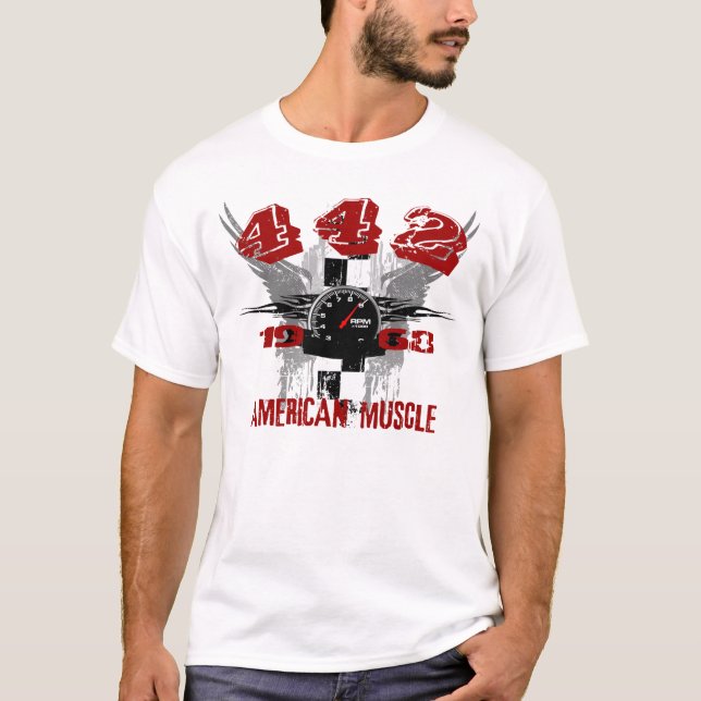 1968 442 Graphic T T-Shirt (Front)