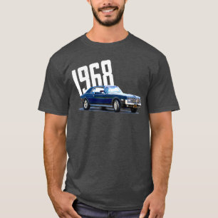 1968 68 Mercury Cougar Blue Classic Vintage Old Ca T-Shirt