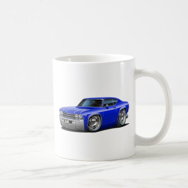 1968-69 Chevelle Blue Car Coffee Mug (Right)