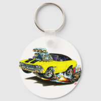 1968-69 Chevelle Yellow-Black Top Car