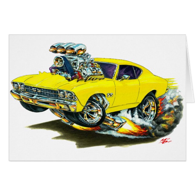 1968-69 Chevelle Yellow Car (Front Horizontal)