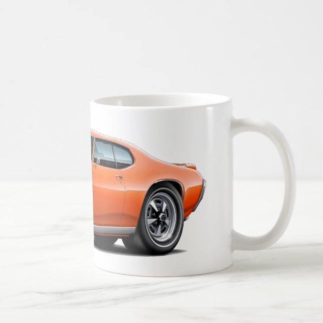 1968-69 GTO Orange Car Coffee Mug (Right)