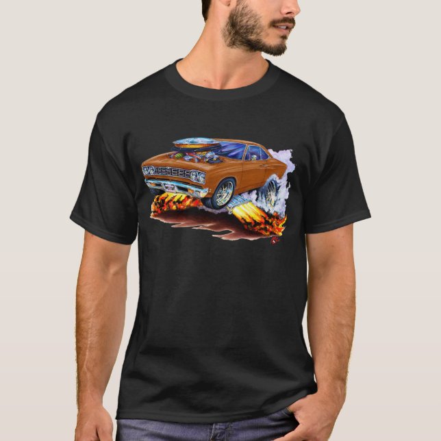 1968-69 Roadrunner Brown Car T-Shirt (Front)