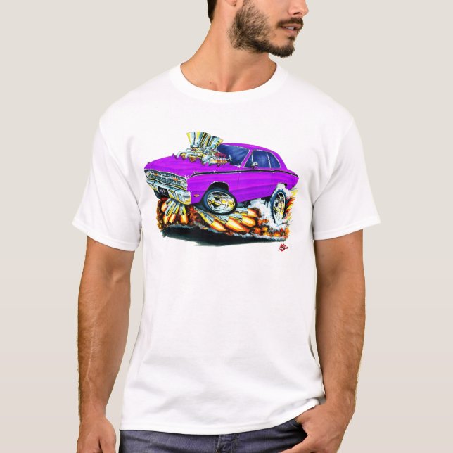 1968-71 Dodge Dart Purple Car T-Shirt (Front)