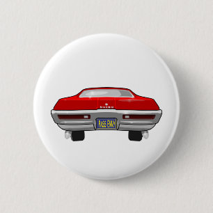 1968 Buick California GS 6 Cm Round Badge