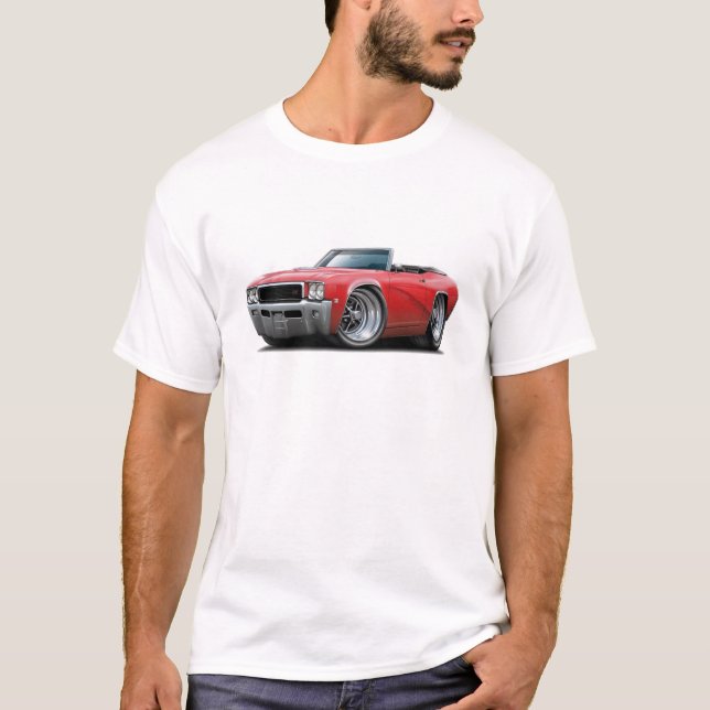 1968 Buick GS Red Convertible T-Shirt (Front)