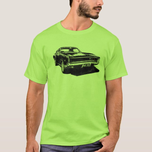 1968 Bullitt Charger RDR 838 T-Shirt (Front)