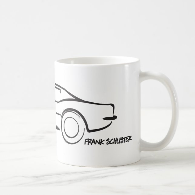 1968 Corvette Hardtop BLK Coffee Mug (Right)