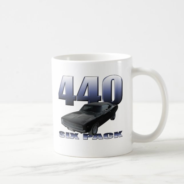 1968 dodge charger rt 440 six pack coffee mug (Right)