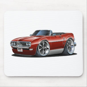 1968 Firebird Maroon Convertible Mouse Pad