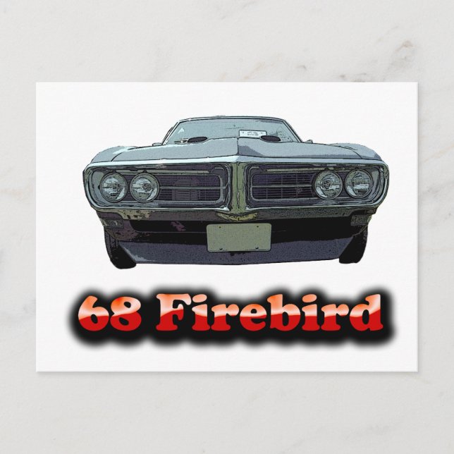 1968 Firebird Postcard (Front)