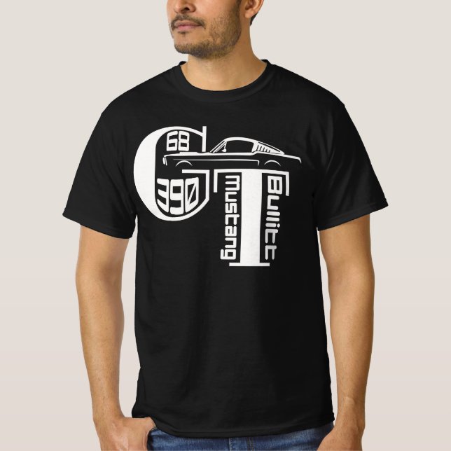  1968 Ford Mustang GT 390 T-Shirt (Front)