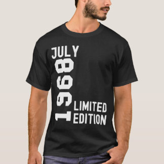 1968 July Happy Birthday Party T-Shirt