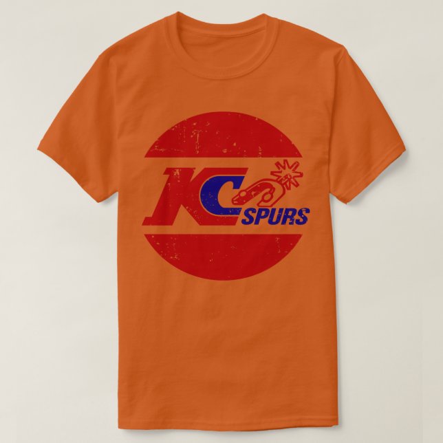 1968 Kansas City Spurs Vintage Soccer T-Shirt (Design Front)