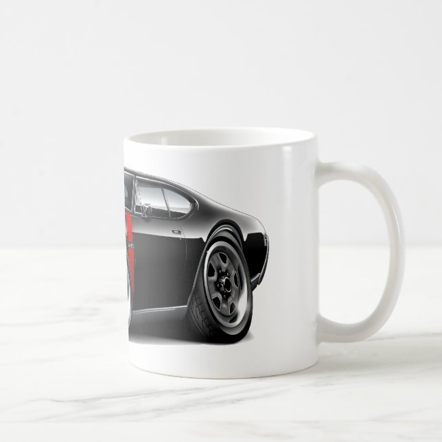 1968 Olds 442  Black-Red Car Coffee Mug (Right)
