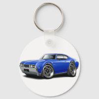 1968 Olds 442 Blue Car