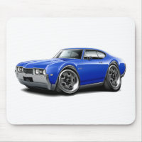 1968 Olds 442 Blue Car