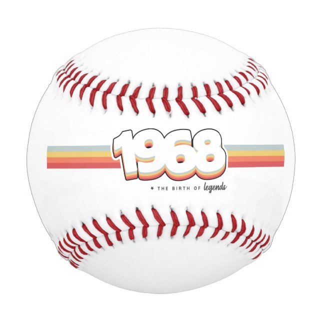 1968 The birth of legends Baseball (Front)