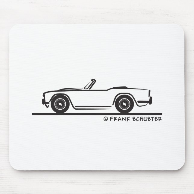 1968 Triumph TR4 Mouse Pad (Front)