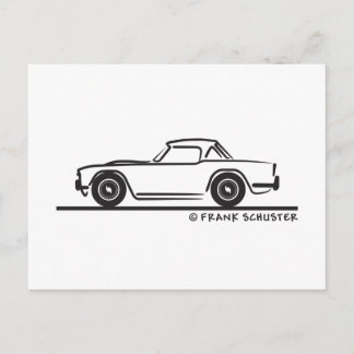 1968 Triumph TR4 Softtop Postcard