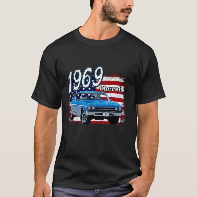 1969,69,Chevelle,SS,396,4th,of,july,american T-Shirt (Front)