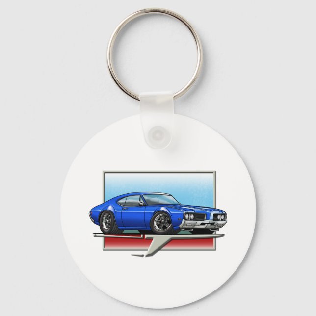 1969 Blue Cutlass Key Ring (Front)