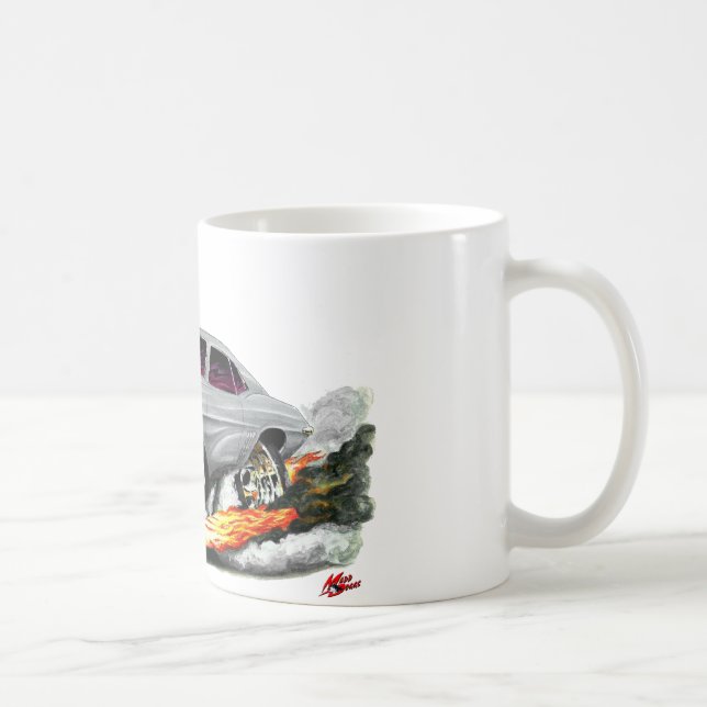 1969 Camaro SS Grey-Black Car Coffee Mug (Right)