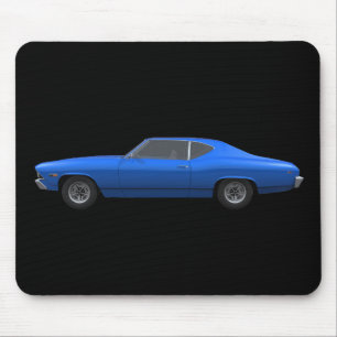 1969 Chevelle SS: Blue Finish: Mousepad