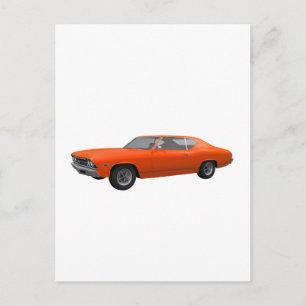 1969 Chevelle SS: Orange Finish Postcard