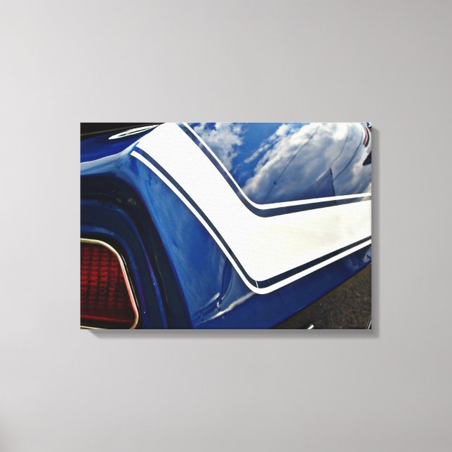 1969 Chevy Camaro canvas print (Front)