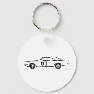 1969 Dodge Charger General Lee Key Ring