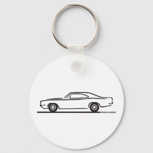 1969 Dodge Charger Key Ring