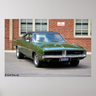 1969 Dodge Charger Poster