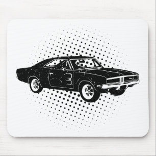 1969 Dodge Charger R/T SE Mouse Pad