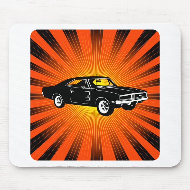 1969 Dodge Charger R/T SE Mouse Pad (Front)
