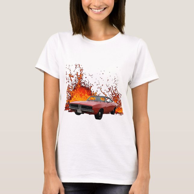 1969 Dodge Charger RT T-Shirt (Front)