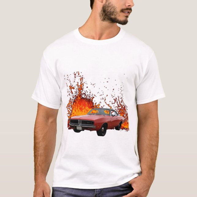 1969 Dodge Charger RT T-Shirt (Front)