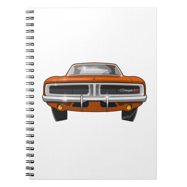 1969 Dodge Charger Spiral Notebook (Front)