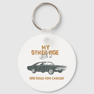 1969 Dodge Hemi Charger Key Ring