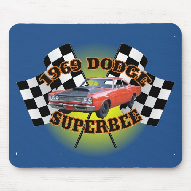 1969 Dodge Superbee Mouse Pad. Mouse Pad (Front)