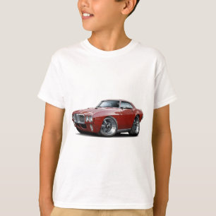 1969 Firebird Maroon Car T-Shirt