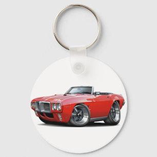 1969 Firebird Red Convertible Key Ring