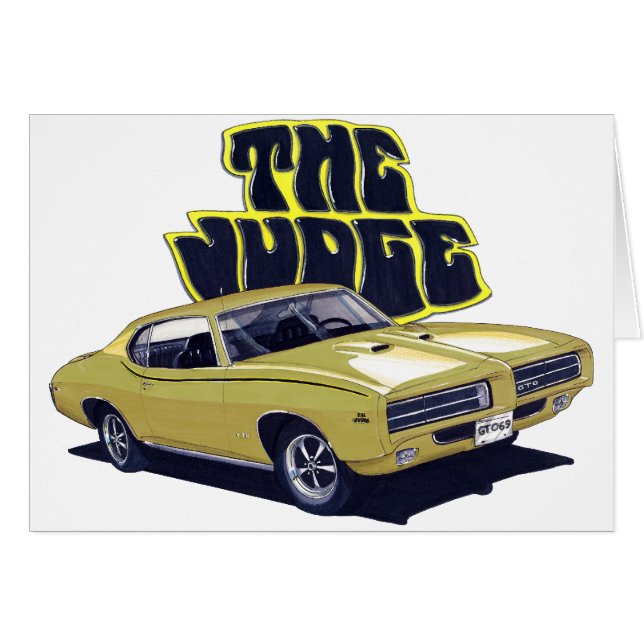 1969 GTO Judge Gold Car (Front Horizontal)